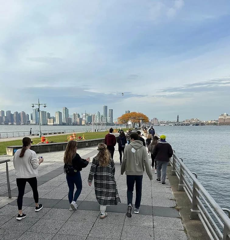 Mission 34 chapter walking along the waterfront
